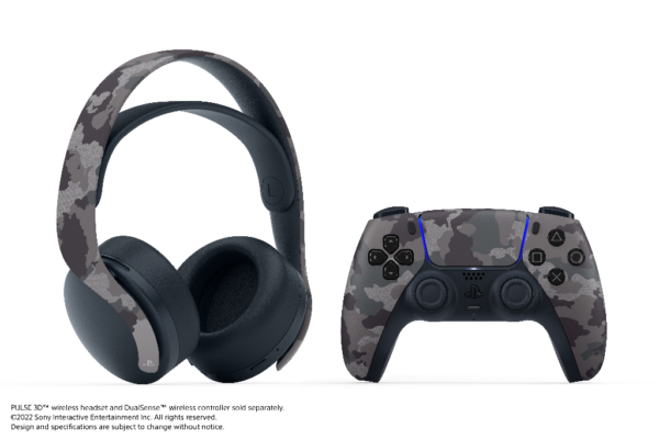 Playstation Pulse 3D Camouflage Grey Casque Sans Fil