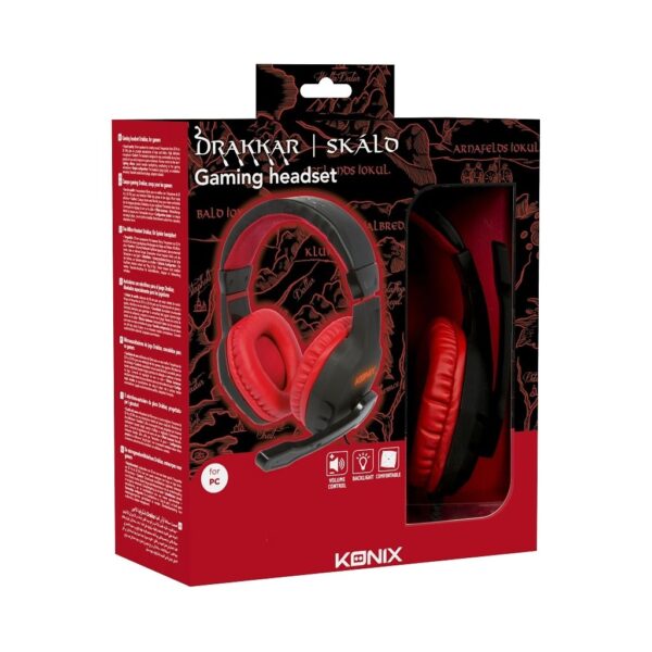 Casque PC Drakkar Skáld - Filaire Rétroéclairé boîte