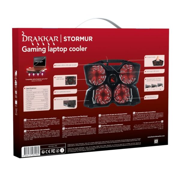 Support refroidisseur PC Stormur - Drakkar boîte arrière