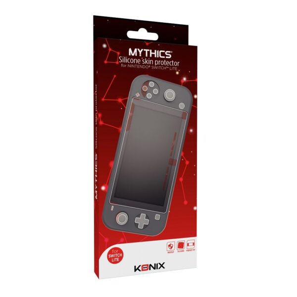 Coque Switch Lite Grise Silicone boîte