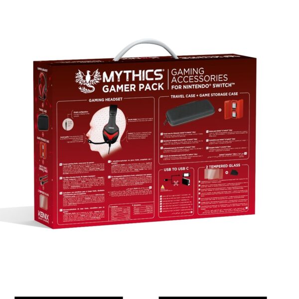 Pack Gamer Switch Mythics - boîte arrière