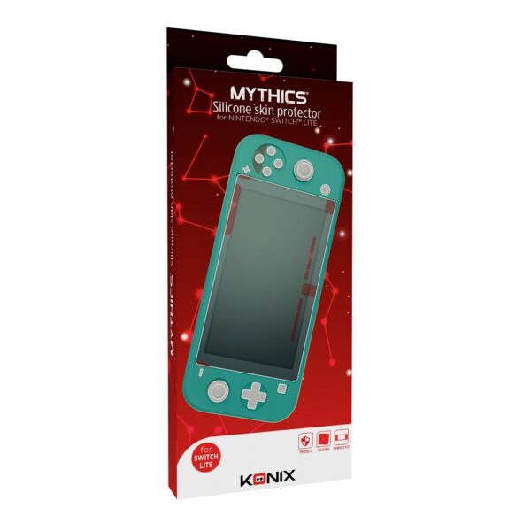 Coque Switch Lite Turquoise Silicone boîte