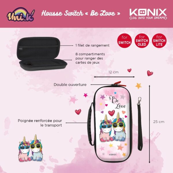 Housse Switch Licorne BeLove Rose notice