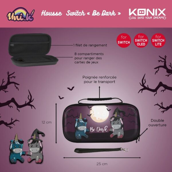 Housse Switch Licorne BeDark Violet notice