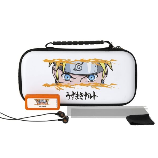 Pack Switch Naruto Shippuden - Housse + Boîtier + Verre trempé + Écouteurs