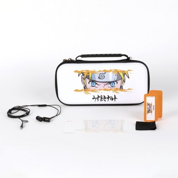 Pack Switch Naruto Shippuden - Housse + Boîtier + Verre trempé + Écouteurs