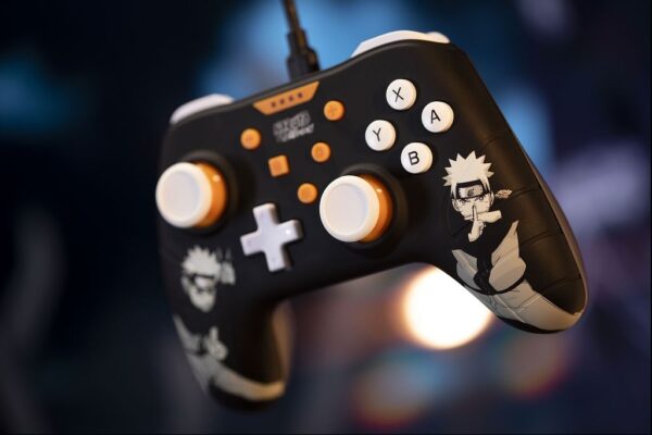 Manette Switch Naruto Noire Filaire