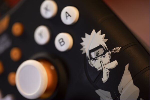 Manette Switch Naruto Noire Filaire