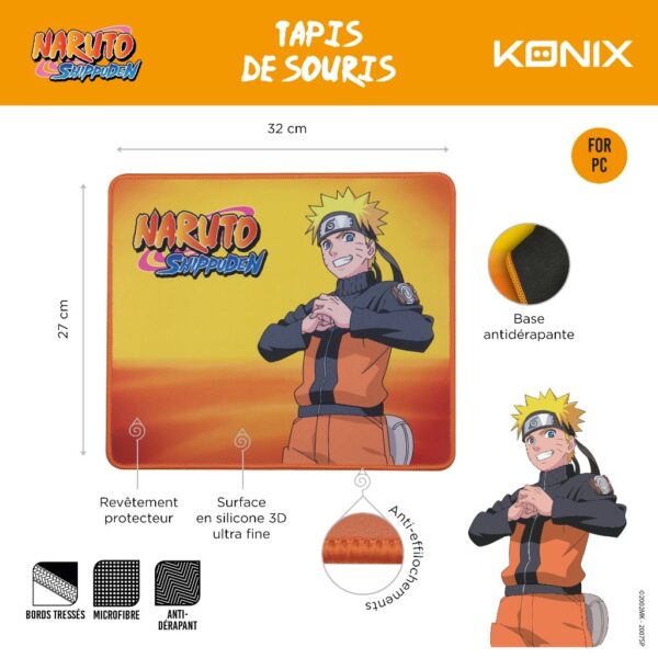 Tapis de Souris Naruto Orange notice