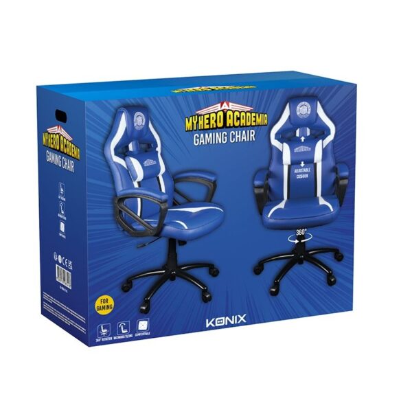 Fauteuil Gamer My Hero Academia Bleu et Blanc boîte