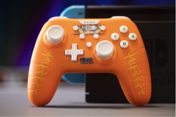 Manette Switch Naruto Orange Filaire