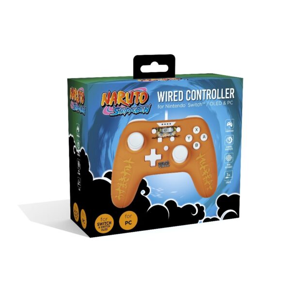 Manette Switch Naruto Orange Filaire boîte avant