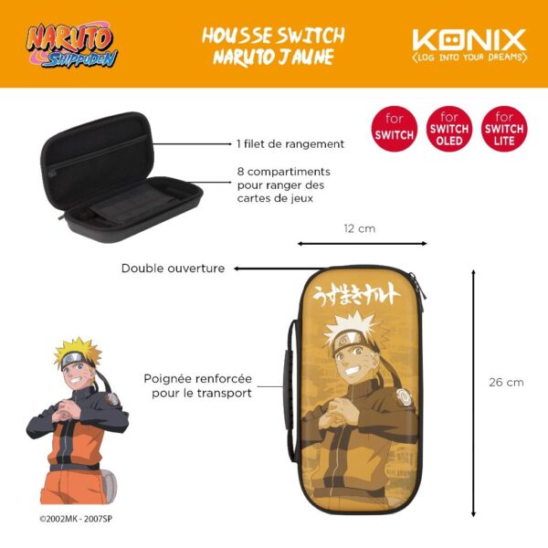 Housse Nintendo Switch Naruto notice