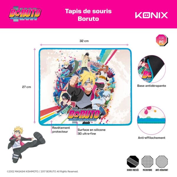 Tapis de Souris Boruto World notice