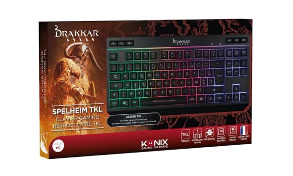 Clavier Gamer TKL Spelheim - Drakkar boîte avant