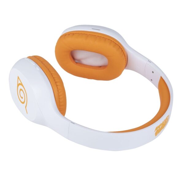 Casque Bluetooth Naruto Blanc et Orange