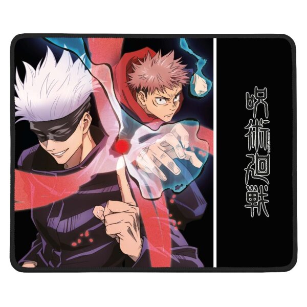 Tapis de souris Jujutsu Kaisen - M - 32 x 27 cm - Motif Gojo et Yuji