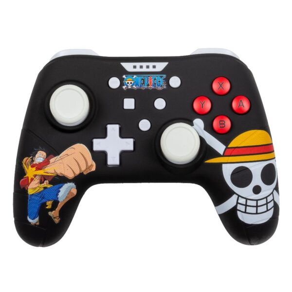 Manette Switch One Piece Luffy Noire Filaire