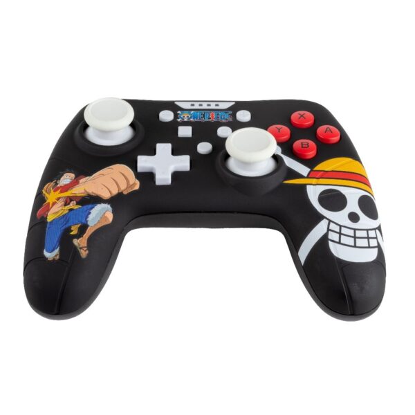 Manette Switch One Piece Luffy Noire Filaire