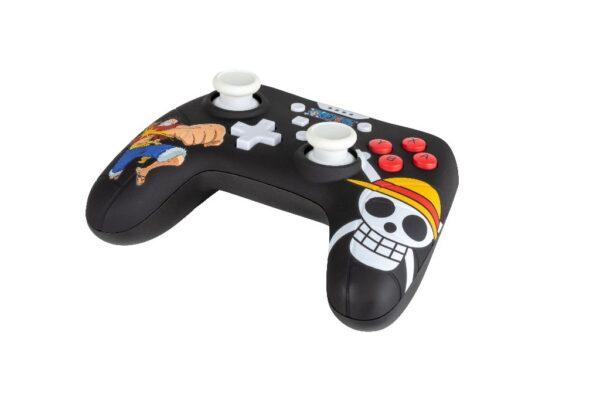 Manette Switch One Piece Luffy Noire Filaire