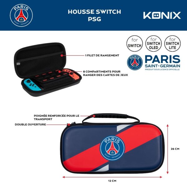 Housse Nintendo Switch PSG notice