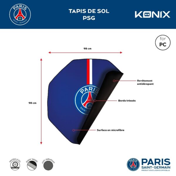 Tapis de Sol Gaming PSG - 98 x 98 cm notice