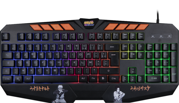 Clavier Gamer Naruto RGB AZERTY