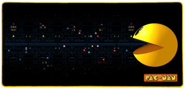 Tapis de Souris XXL Pac-Man - 90 x 46cm