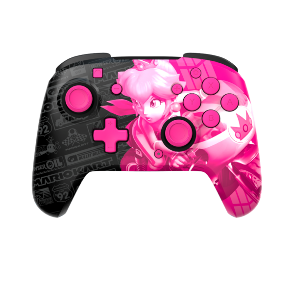 Manette Switch Peach Wireless - Grand Prix - Glow - Rose et Noir