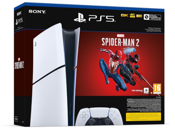 PS5 Slim Digitale Spiderman - Playstation 5 Slim Numérique + Spider-man 2