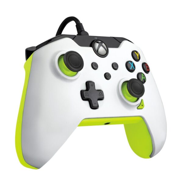 Manette Xbox White Filaire - PDP Gaming - Electric White