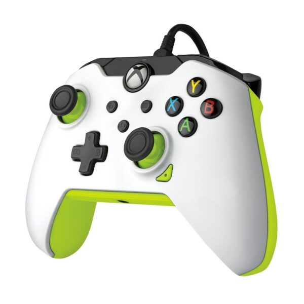 Manette Xbox White Filaire - PDP Gaming - Electric White