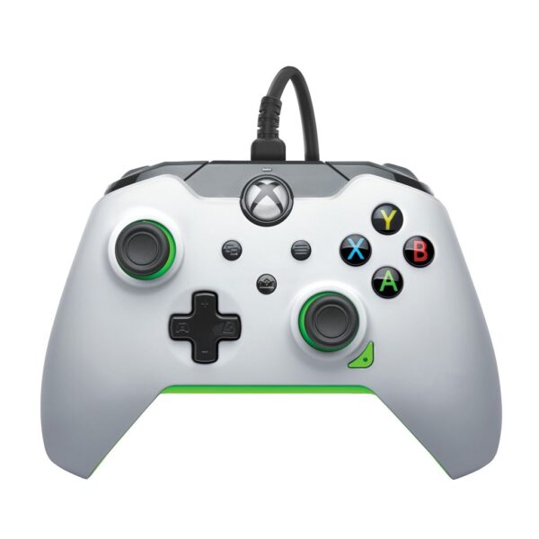 Manette Xbox White Filaire - PDP Gaming - Neon White