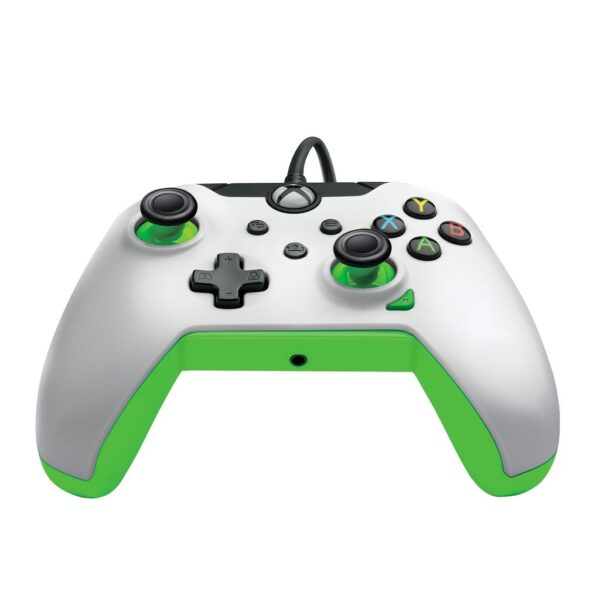 Manette Xbox White Filaire - PDP Gaming - Neon White