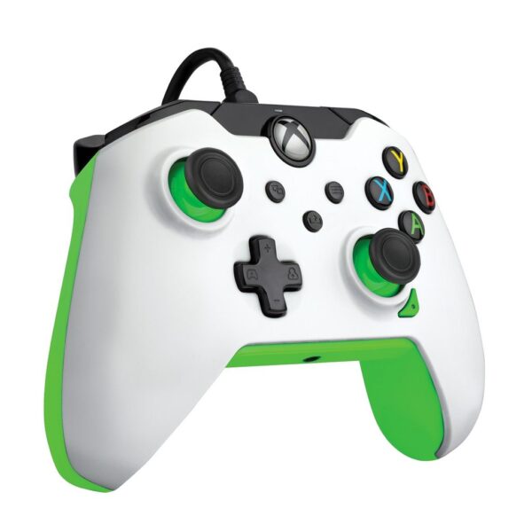 Manette Xbox White Filaire - PDP Gaming - Neon White