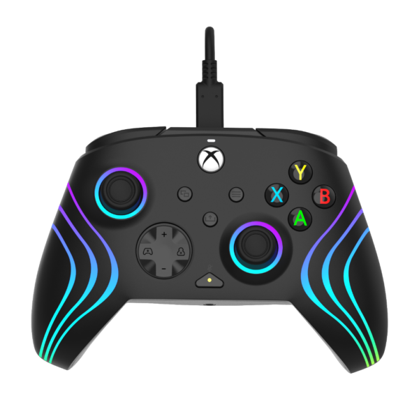 Manette Xbox AfterGlow Wave - PDP Gaming - Noir