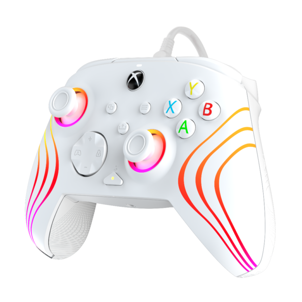 Manette Xbox AfterGlow Wave - PDP Gaming - Blanc