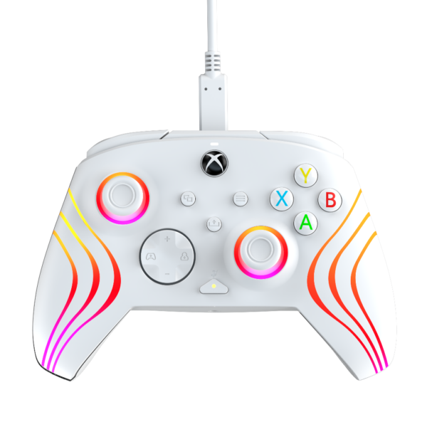 Manette Xbox AfterGlow Wave - PDP Gaming - Blanc