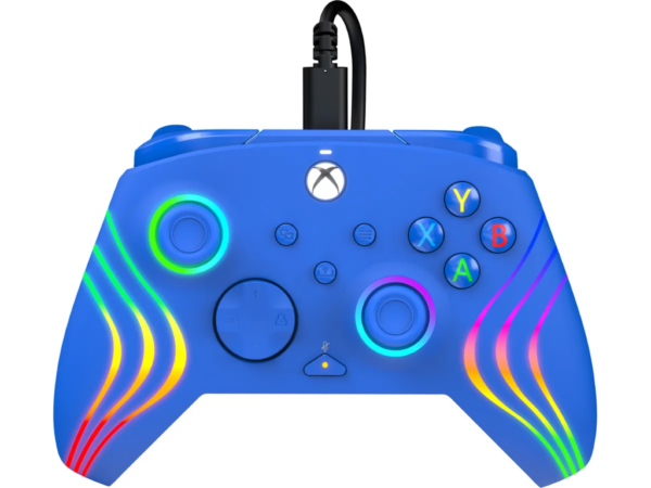 Manette Xbox AfterGlow Wave - PDP Gaming - Bleu