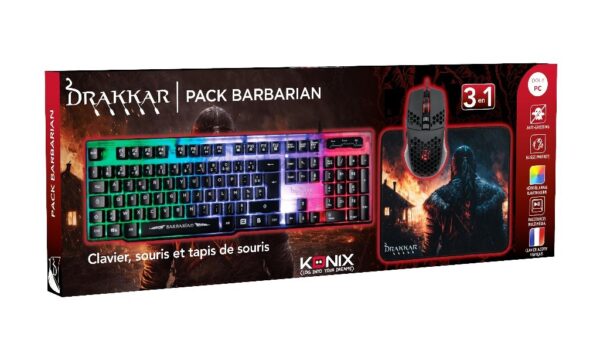 Pack PC Pas Cher Drakkar Barbarian - boîte avant