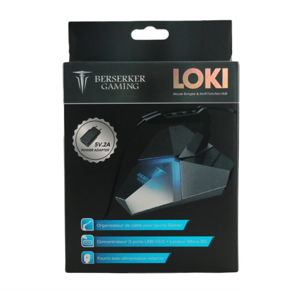 Bungee Berserker Gaming Loki - Hub USB 3.0 boîte avant