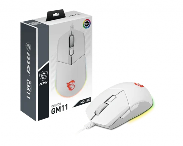 Souris MSI Clutch GM11 - Blanche - boîte