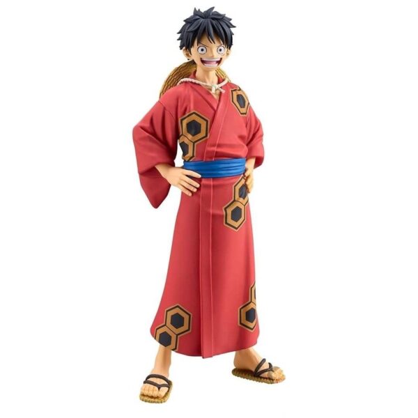 Figurine Luffy 16cm - One Piece - Wano Country - Yukata Version