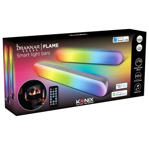 Barres LED Gaming Flame RGBIC - Konix